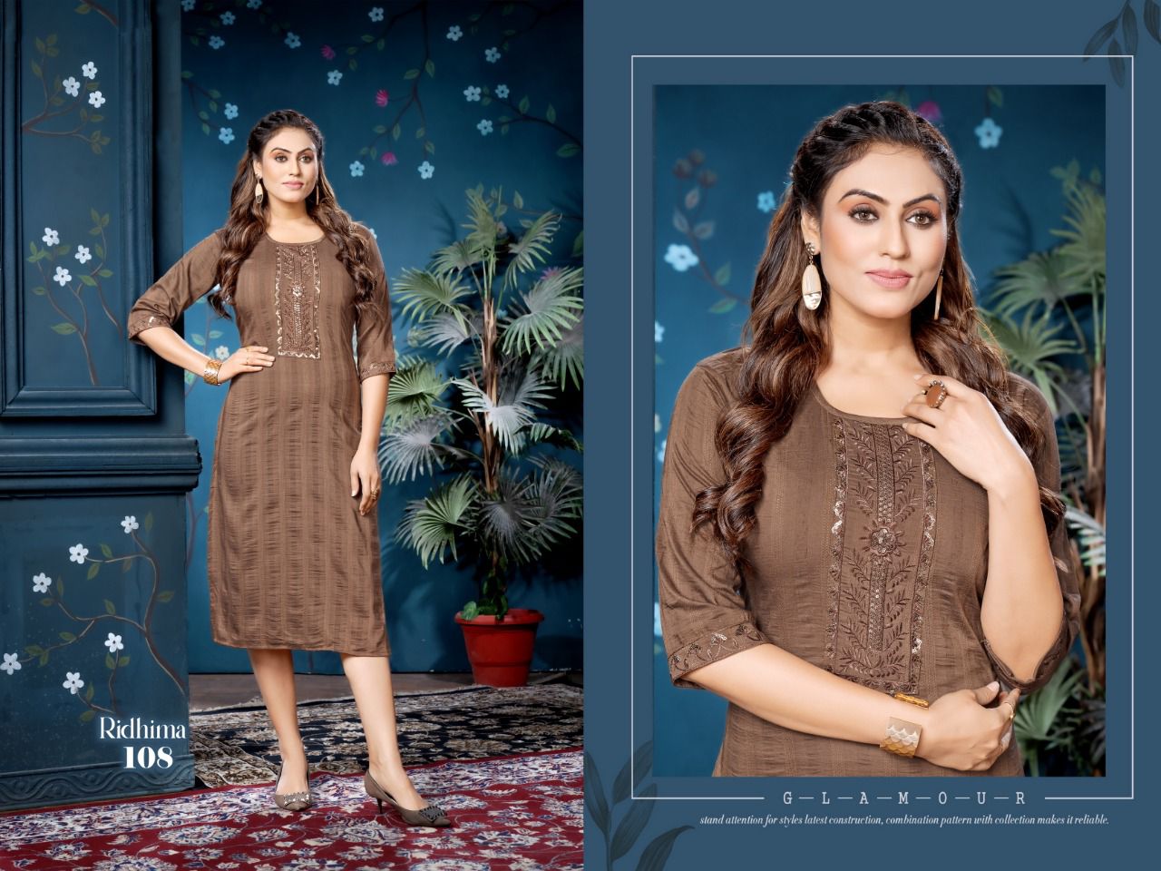 Beauty Ridhima Exclusive Wear Fancy Wholesale Kurti Collection